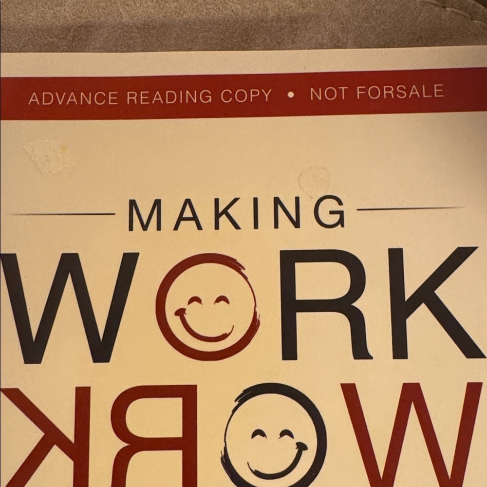 Making Work Work by Shola Richards - PB - Advanced Reader - Lifestyle Book - Picture 2 of 3